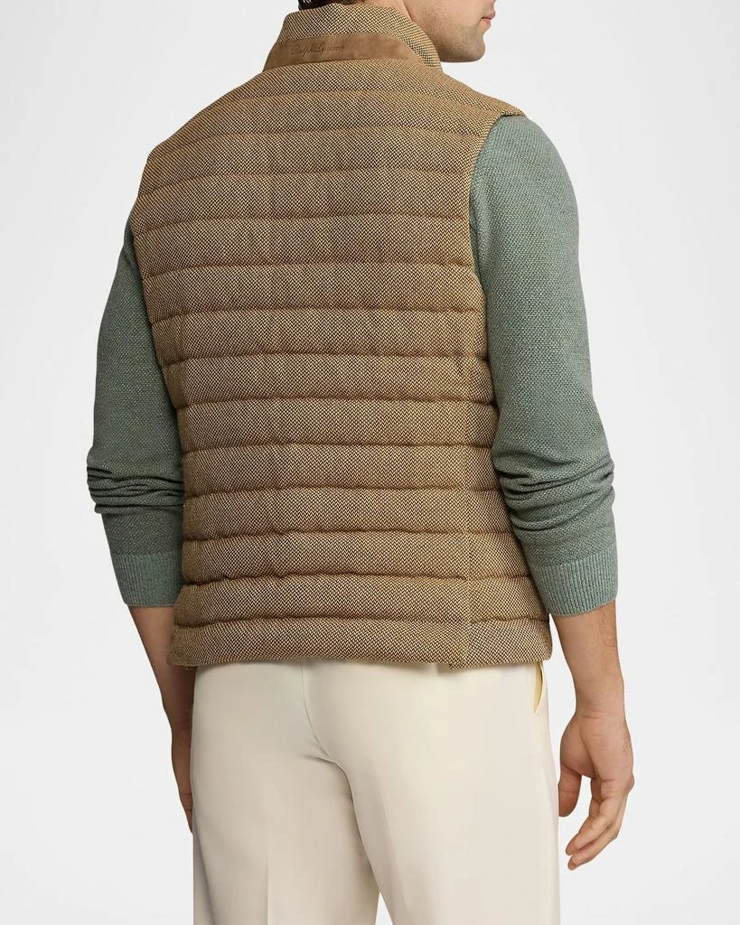 Ralph Lauren Men's Quilted Tweed Down Vest 3