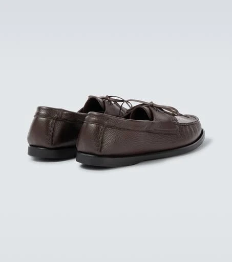 Saman Amel City Moc leather boat shoes 6