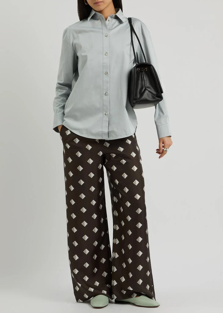Max Mara Ricard cotton-poplin shirt 4