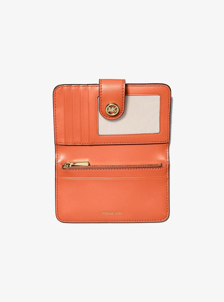 Michael Kors MK Pop Charm Medium Pebbled Leather Wallet 2