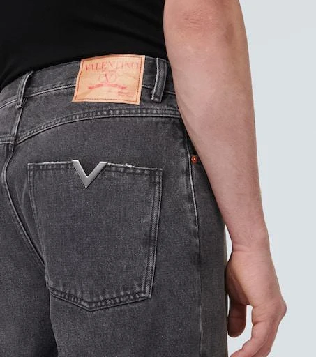 Valentino High-rise wide-leg jeans 5