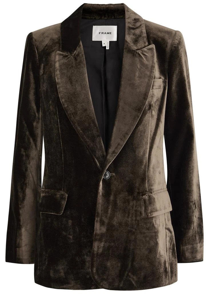 FRAME Velvet blazer 1