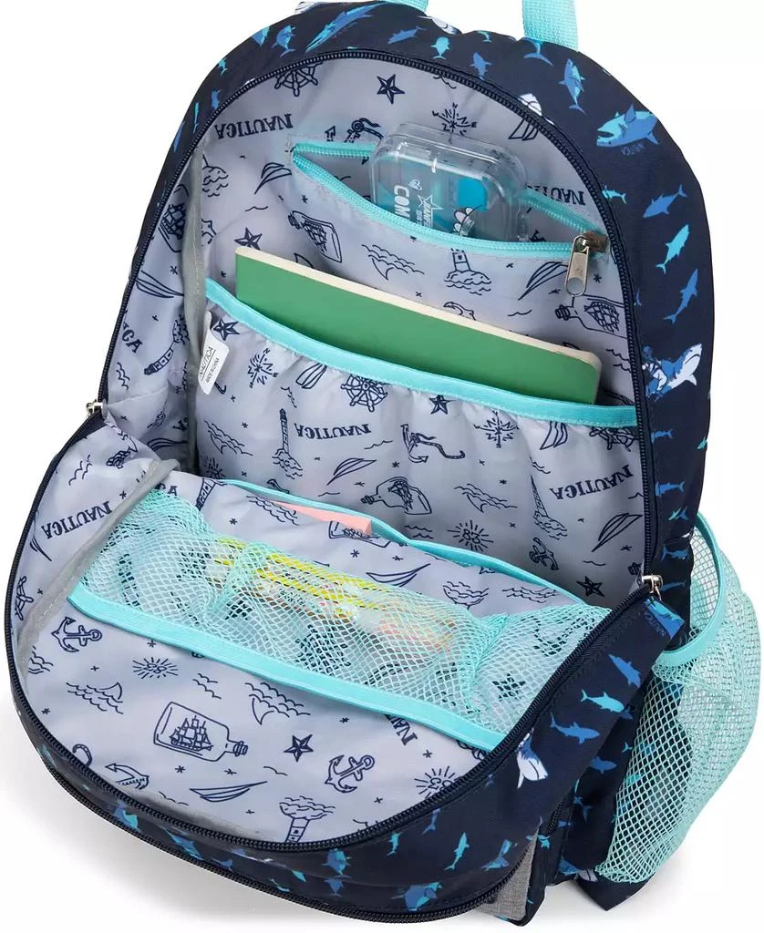 Nautica Kids Backpack for School, 16" H 8
