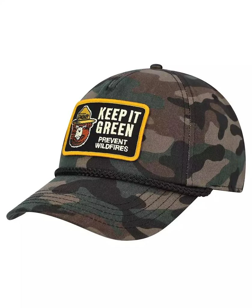 American Needle Men's Camo Smokey the Bear Roscoe Adjustable Hat 1