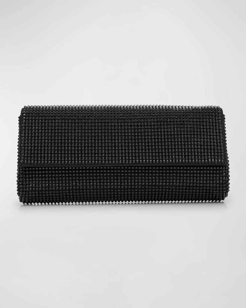 Whiting & Davis Pyramid Envelope Mesh Clutch Bag 1