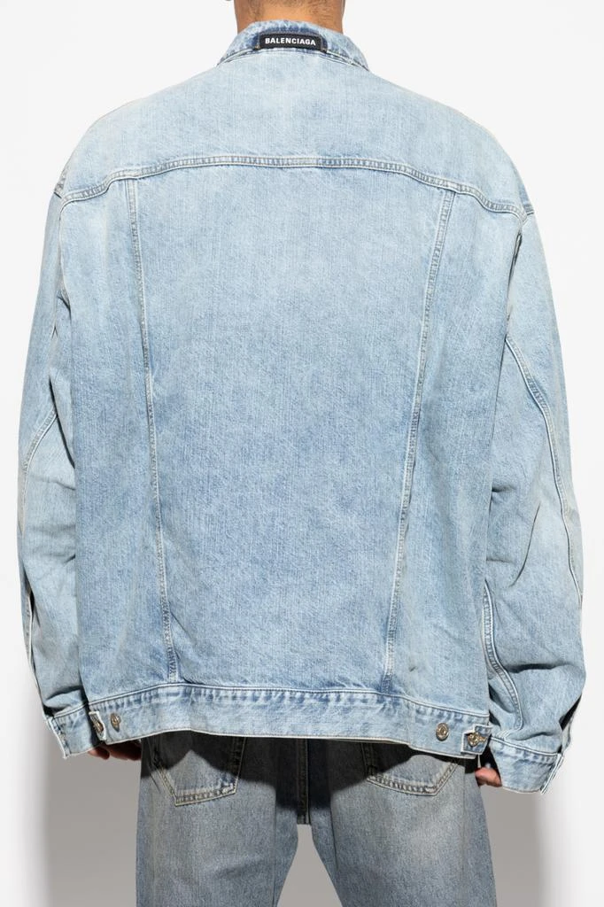 Balenciaga Denim jacket with vintage effect 4