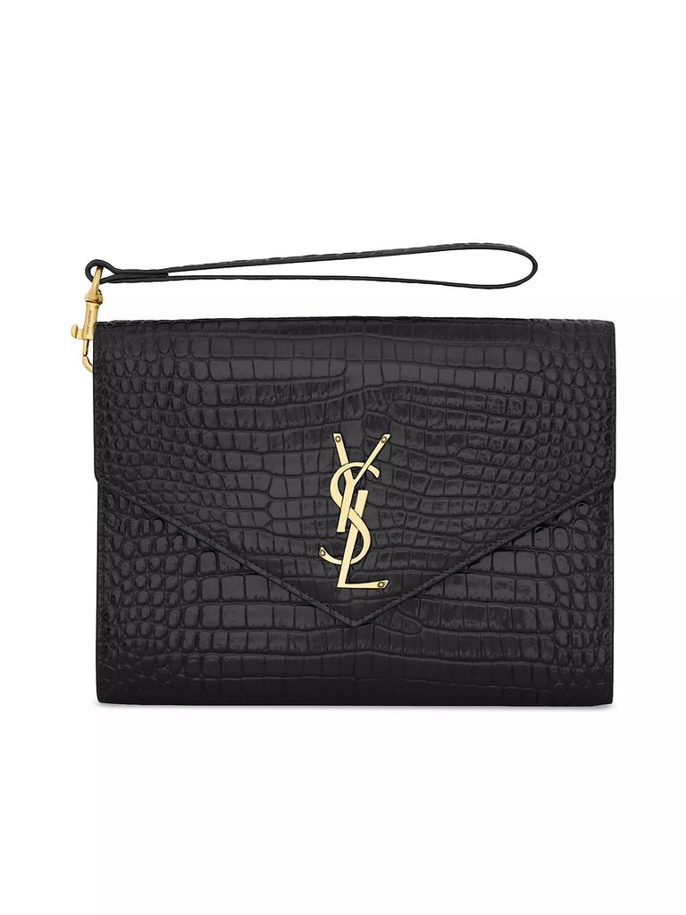 Yves Saint Laurent Calypso small padded leather pouch