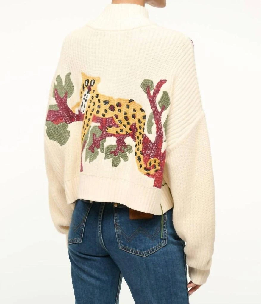 Staud Staud - Cropped Hampton Sweater 2