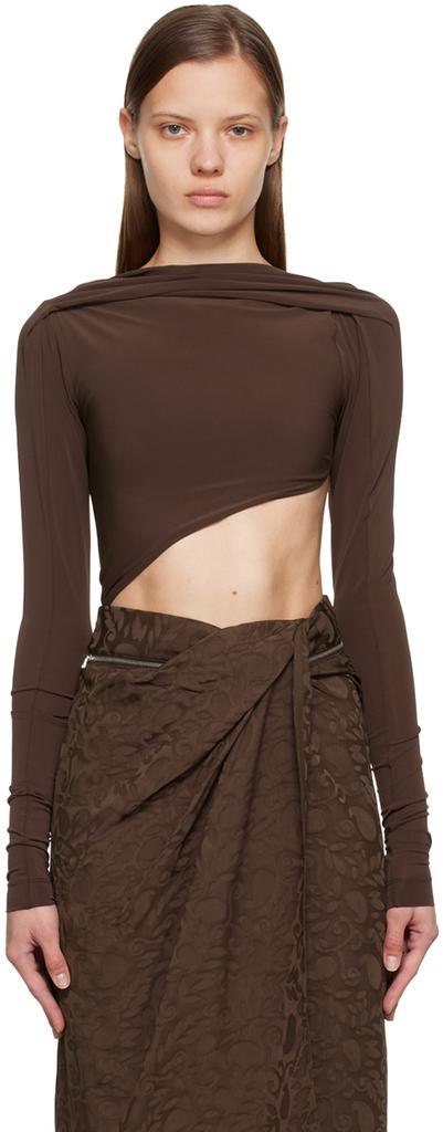 Jacquemus Jacquemus Open Back Stretched Bodysuit - Tops