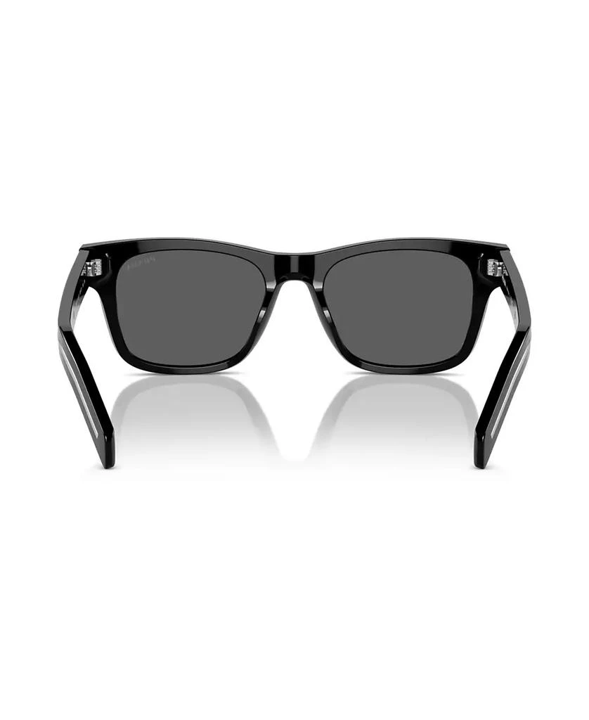 Prada Iconic Plaque Rectangular Men's Sunglasses, PR A17S 2