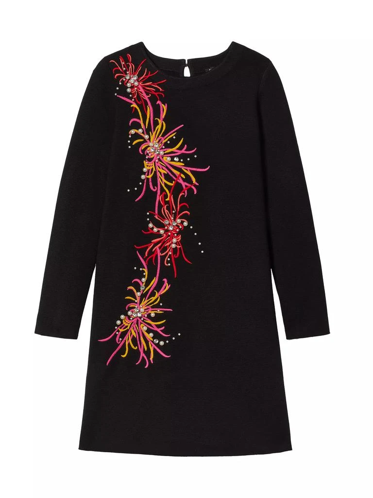Kate Spade Mainline Faux Pearl &amp; Crystal-Embellished Shift Dress 1