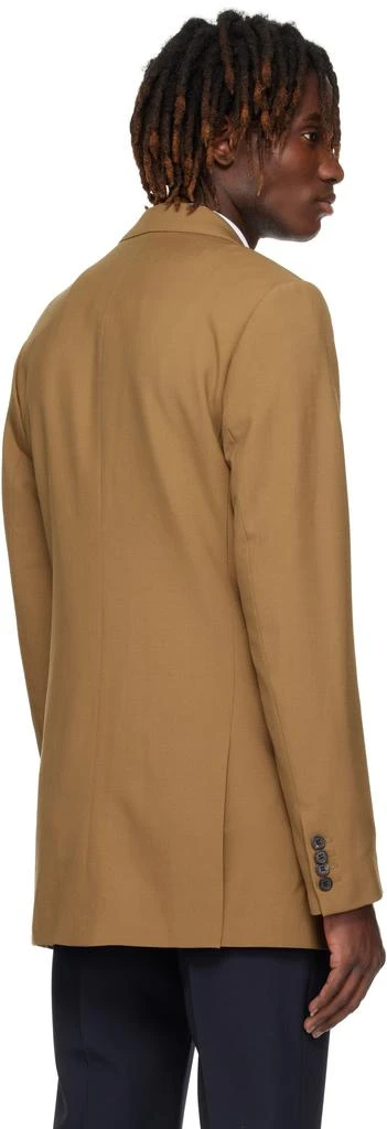 Dries Van Noten Tan Wool & Mohair Blazer 3
