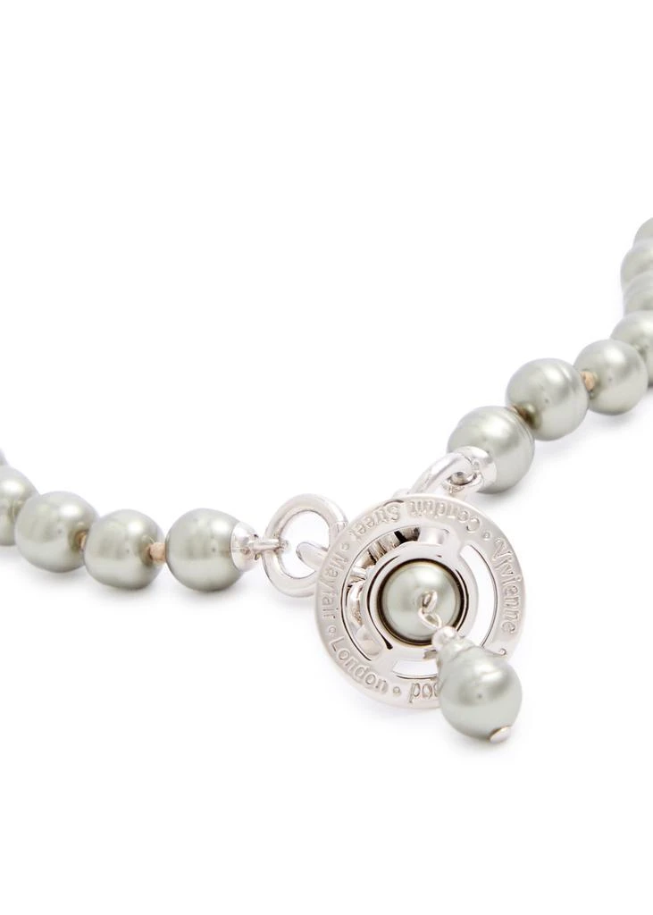 Vivienne Westwood Aleksa orb-embellished faux pearl necklace 4