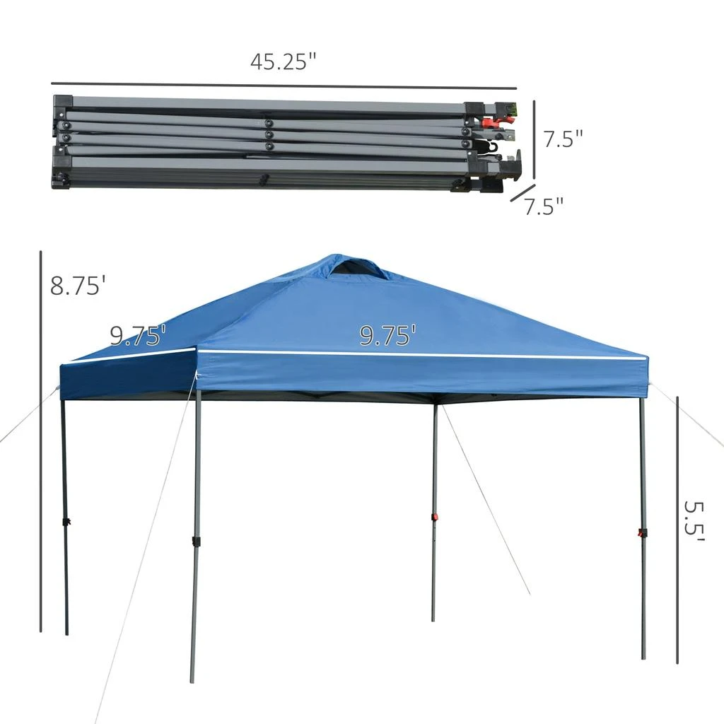 Streamdale Furniture Streamdale 10' x 10' Pop Up Canopy Tent 6