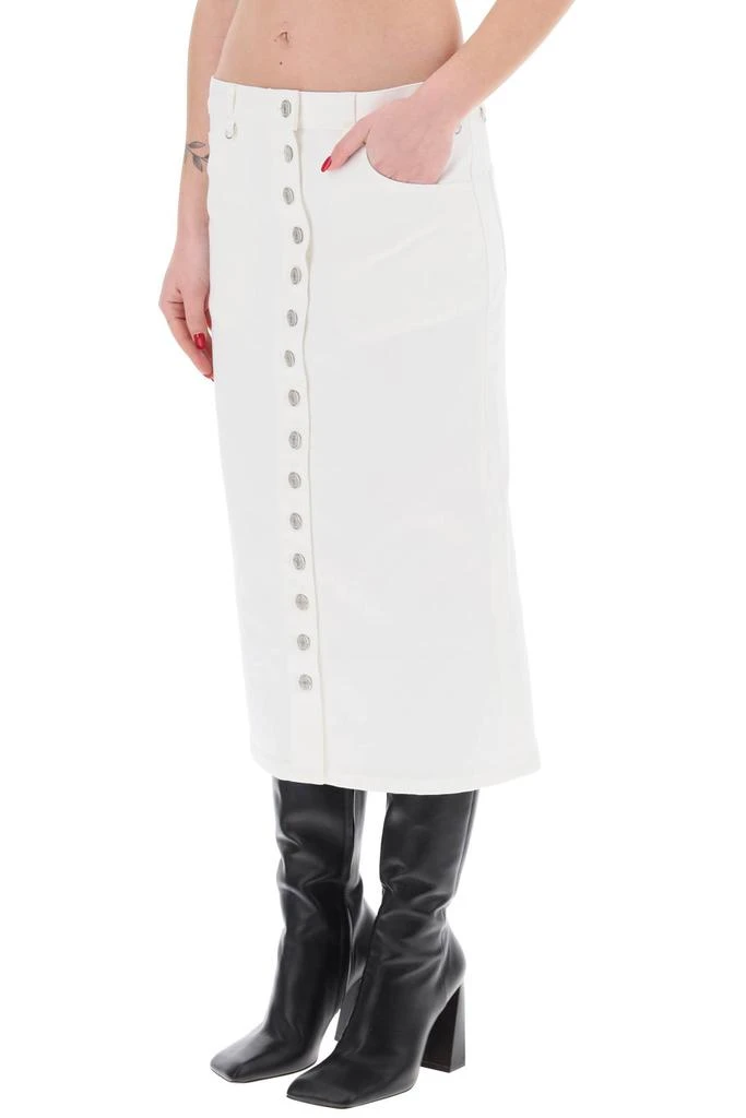 courreges "denim midi skirt with multif 4