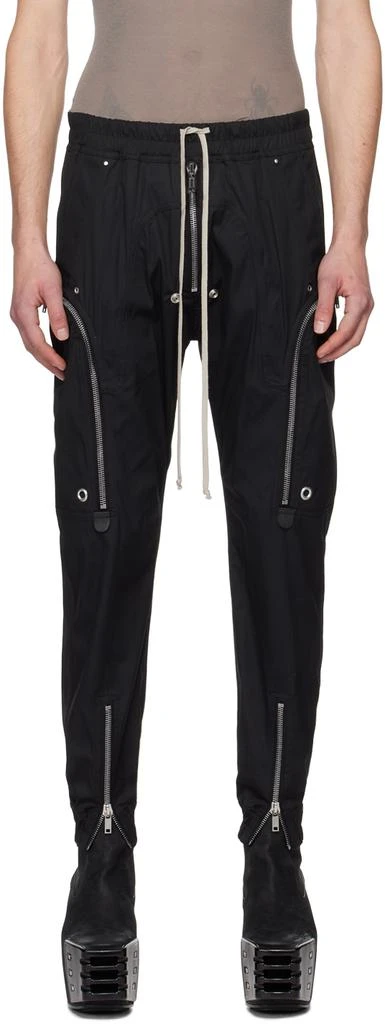 Rick Owens Black Bauhaus Cargo Pants 1