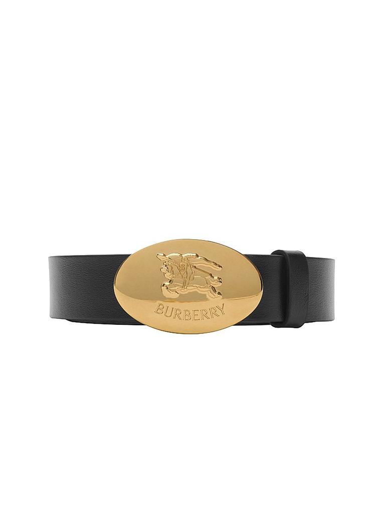 Burberry Leather Double B Buckle Belt - Belts - Compare
