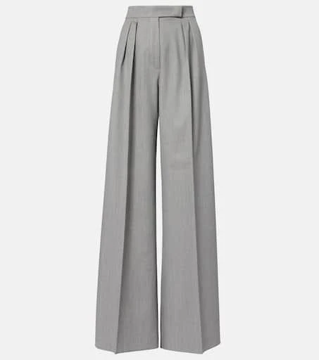 Max Mara Baden virgin wool wide-leg pants 1