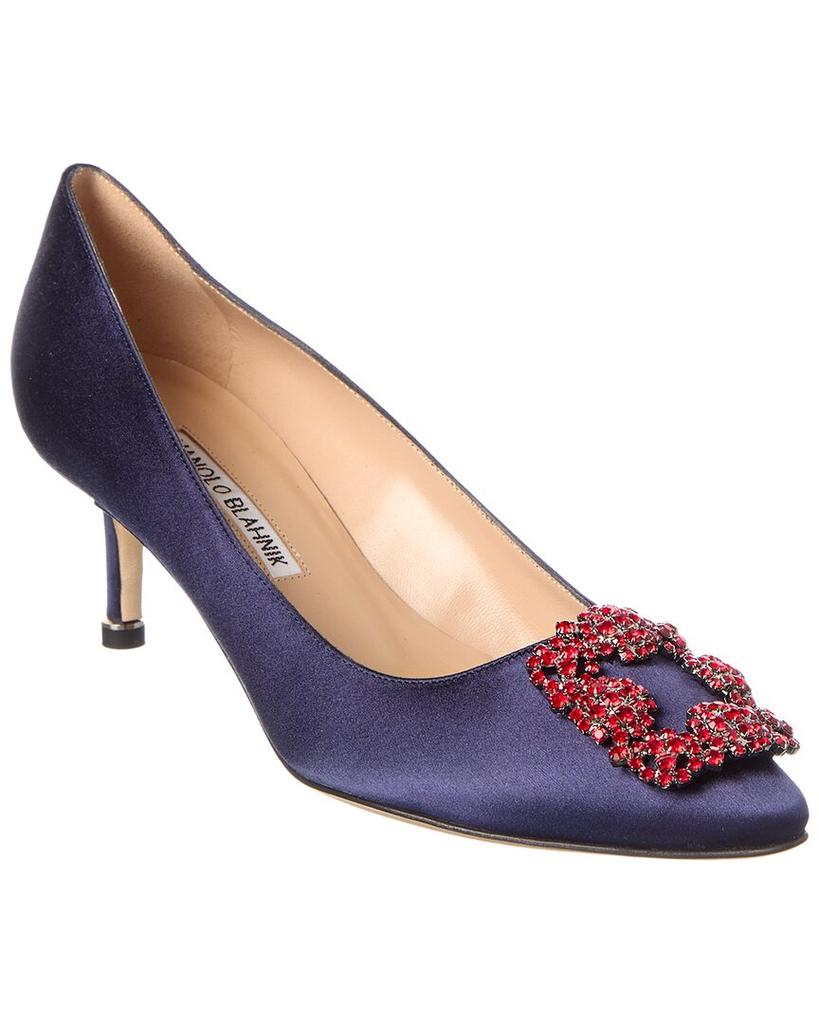 Manolo Blahnik Hangisi 100 Satin Pump