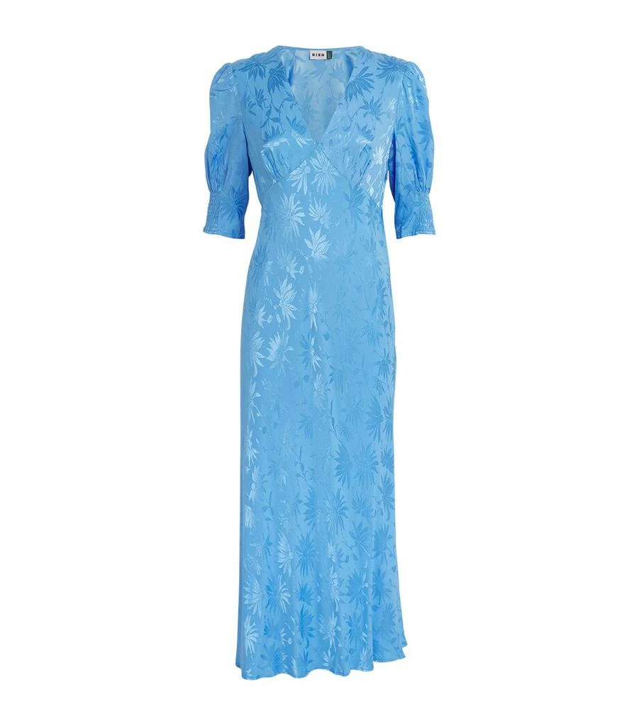 Rixo Jacquard Zadie Midi Dress - Dresses & Skirts - BeyondStyle