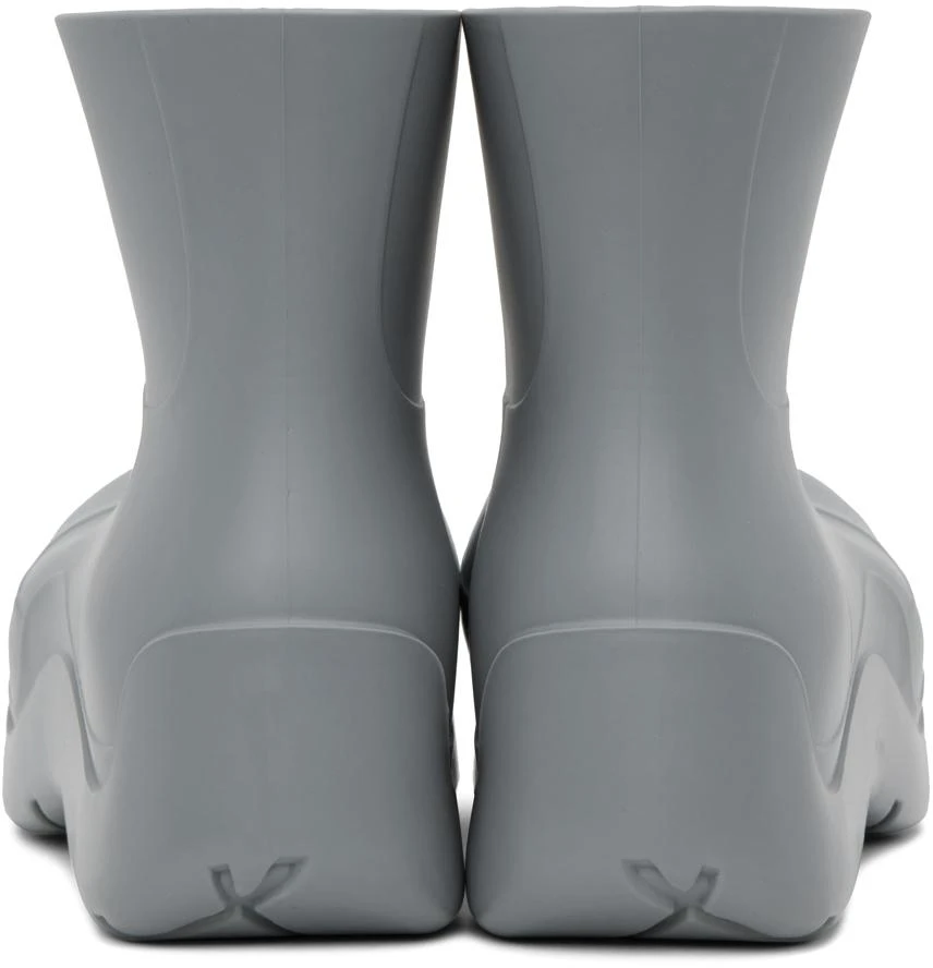 Bottega Veneta Gray Puddle Chelsea Boots 2