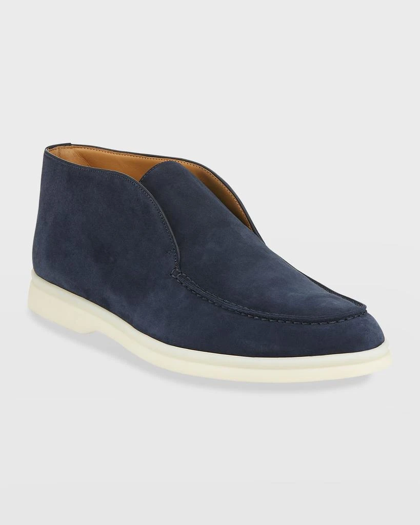 Loro Piana Open Walk Suede Booties 2