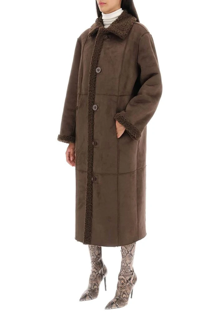 Stand Studio 'Kenca' Reversible Eco Shearling Coat 3