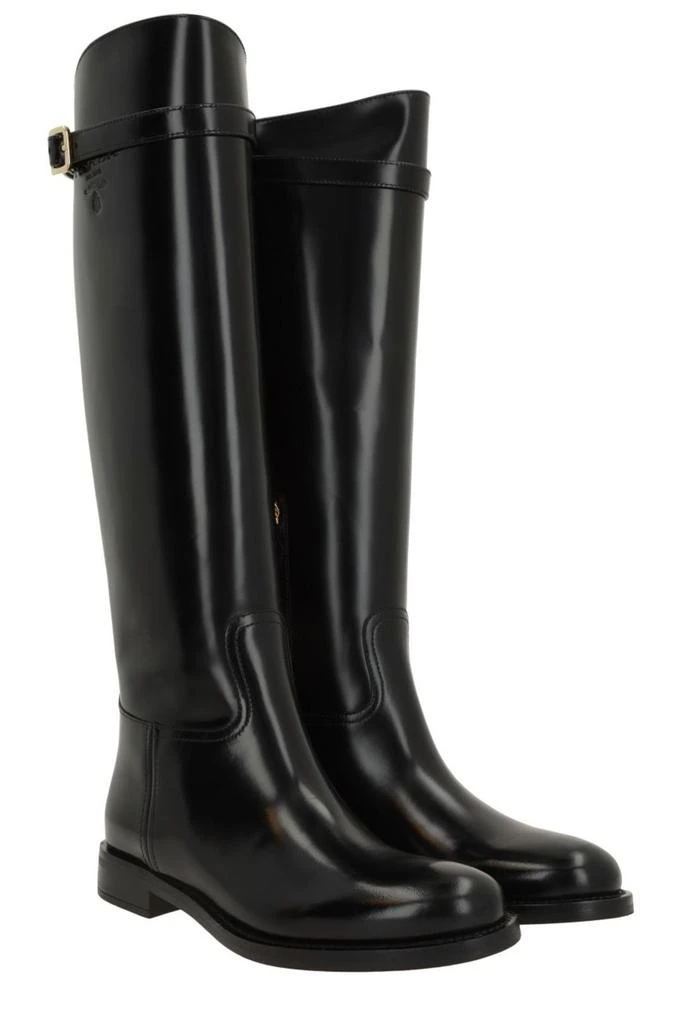 Prada Prada Round-Toe Zipped Boots 2