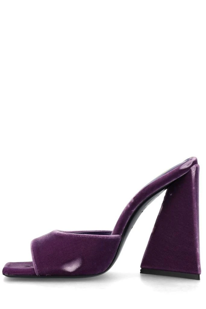 The Attico The Attico Devon Velvet Heeled Mules 2
