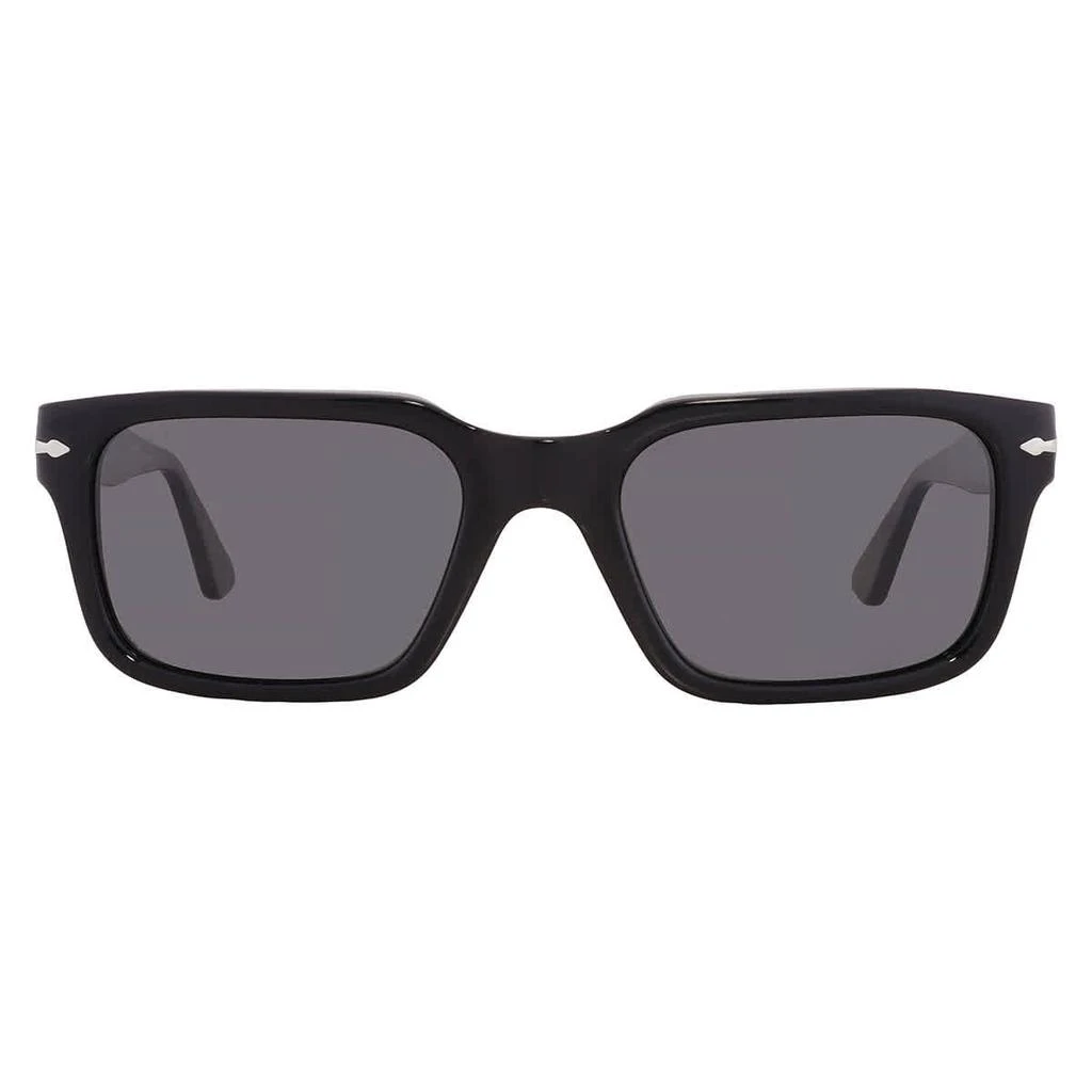Persol Polarized Dark Grey Rectangular Men's Sunglasses PO3272S 95/48 53 1