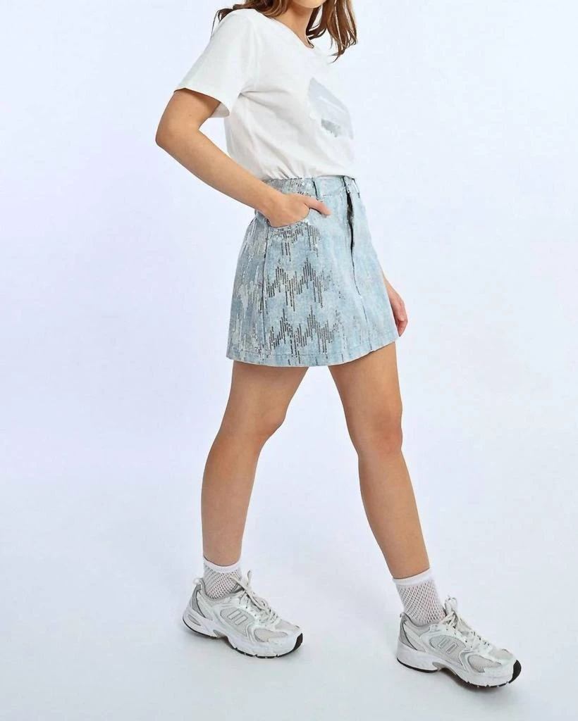 Molly Bracken Molly Bracken - Nashville Nights Rhinestone Mini Skirt 3
