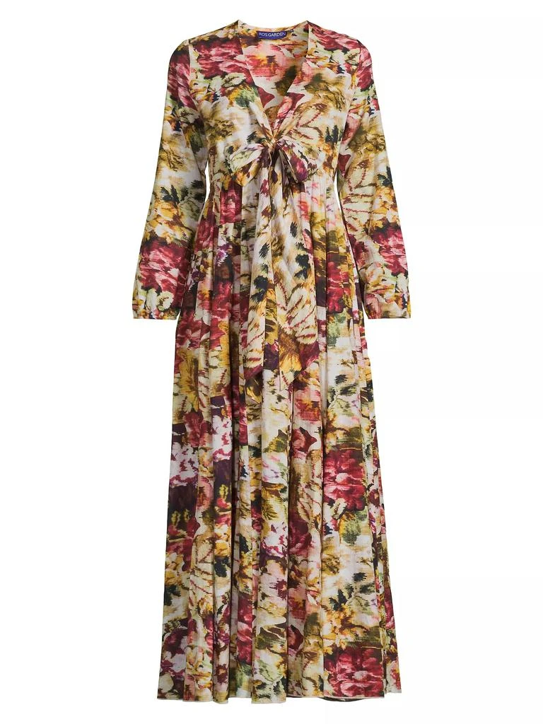 Ro's Garden Angela Floral Cotton Maxi Dress 1