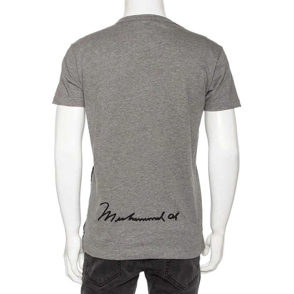 Dolce & Gabbana Dolce&Gabbana Grey Pugilato Muhammed Ali Print Short Sleeve T-Shirt XS 3
