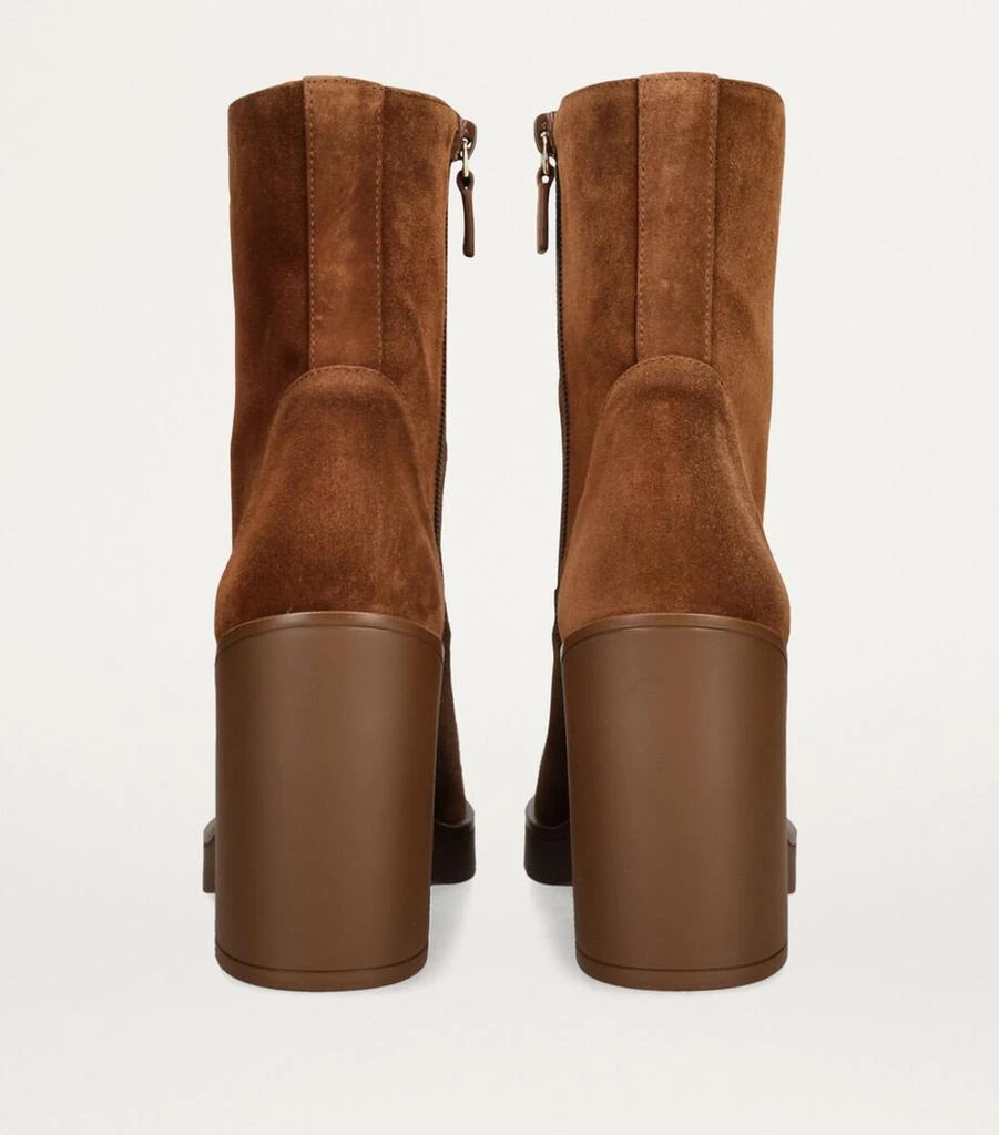 Stuart Weitzman Suede Bethany Boots 80 2
