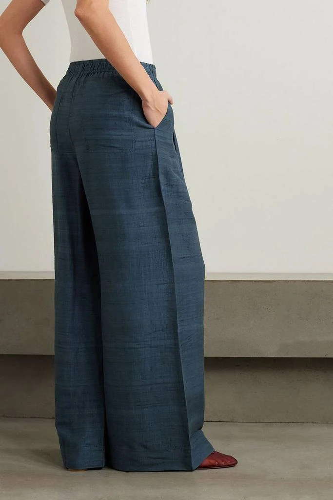 Apiece Apart Suerte silk-dupioni wide-leg pants 3