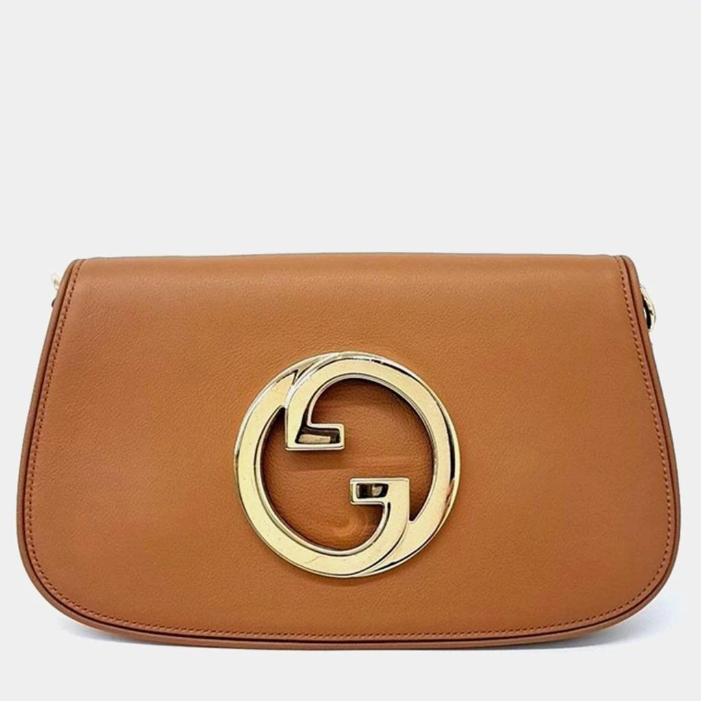 Gucci Gucci Brown Leather Blondie Shoulder Bag 1