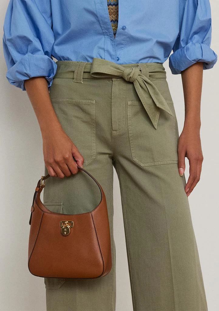 Ralph Lauren Leather Small Tanner Shoulder Bag