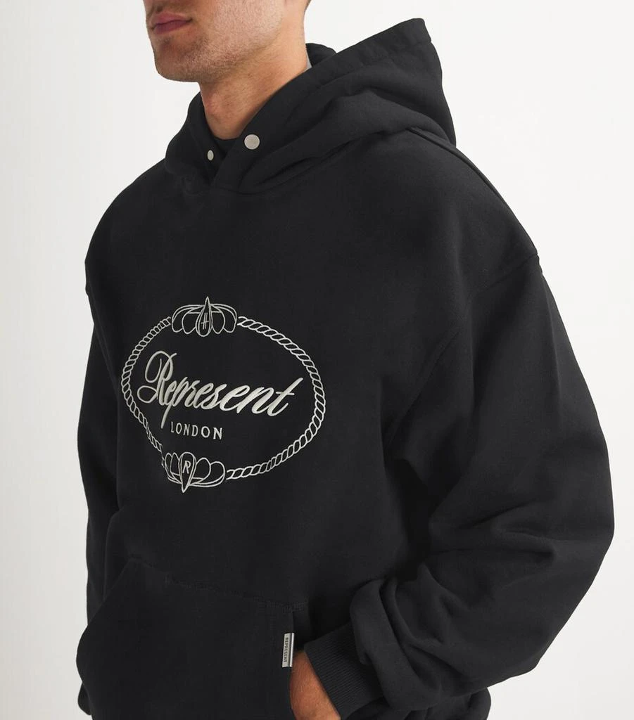 Represent x Harrods Cotton Logo Hoodie 6
