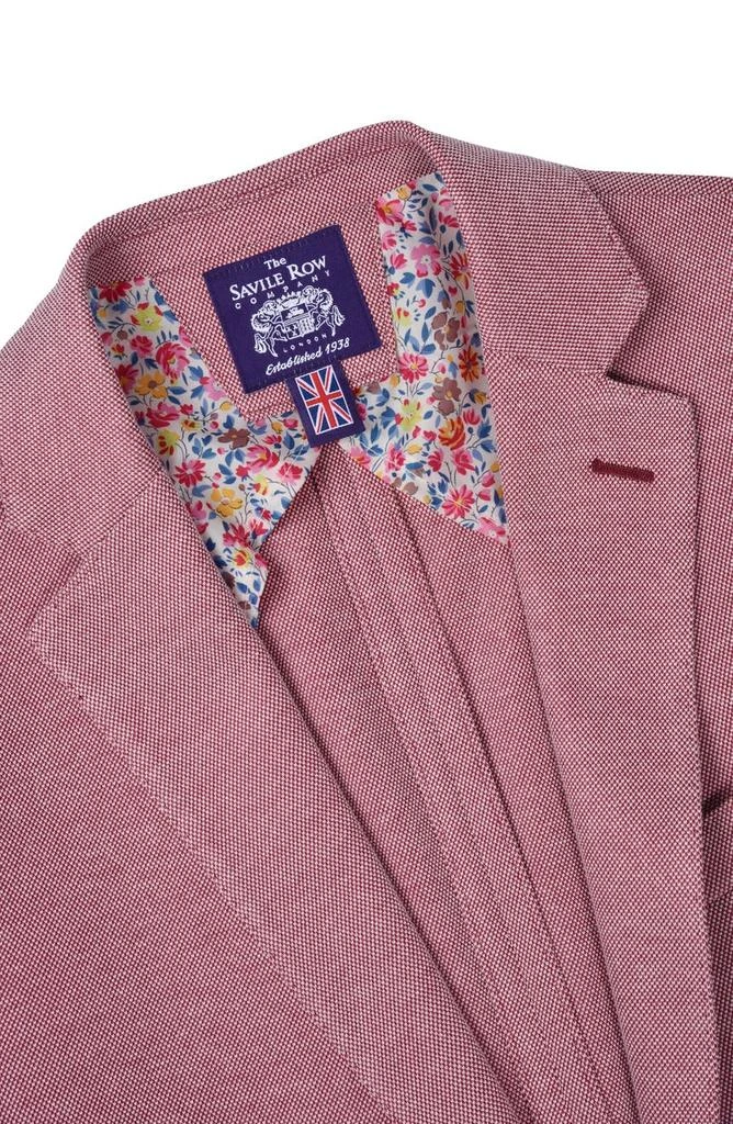 SAVILE ROW CO Notch Lapel Knit Blazer 6