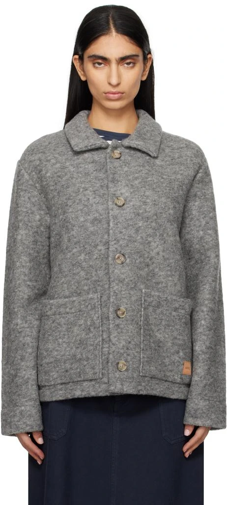 A.P.C. Gray Thais Jacket 1