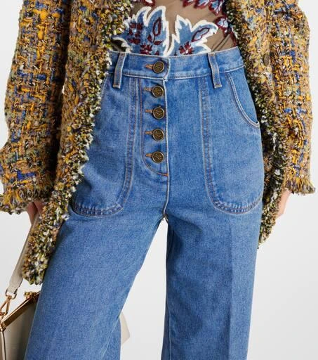 ETRO High-rise flared jeans 4