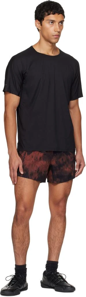 Y-3 Black Running Short Sleeve T-shirt 4