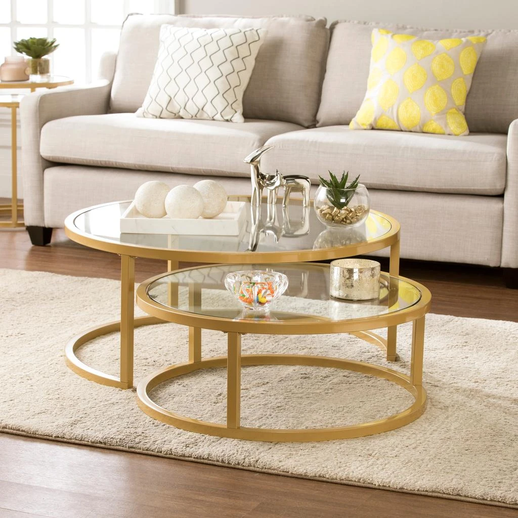 SEI Evelyn Nesting Coffee Tables 2Pc Set