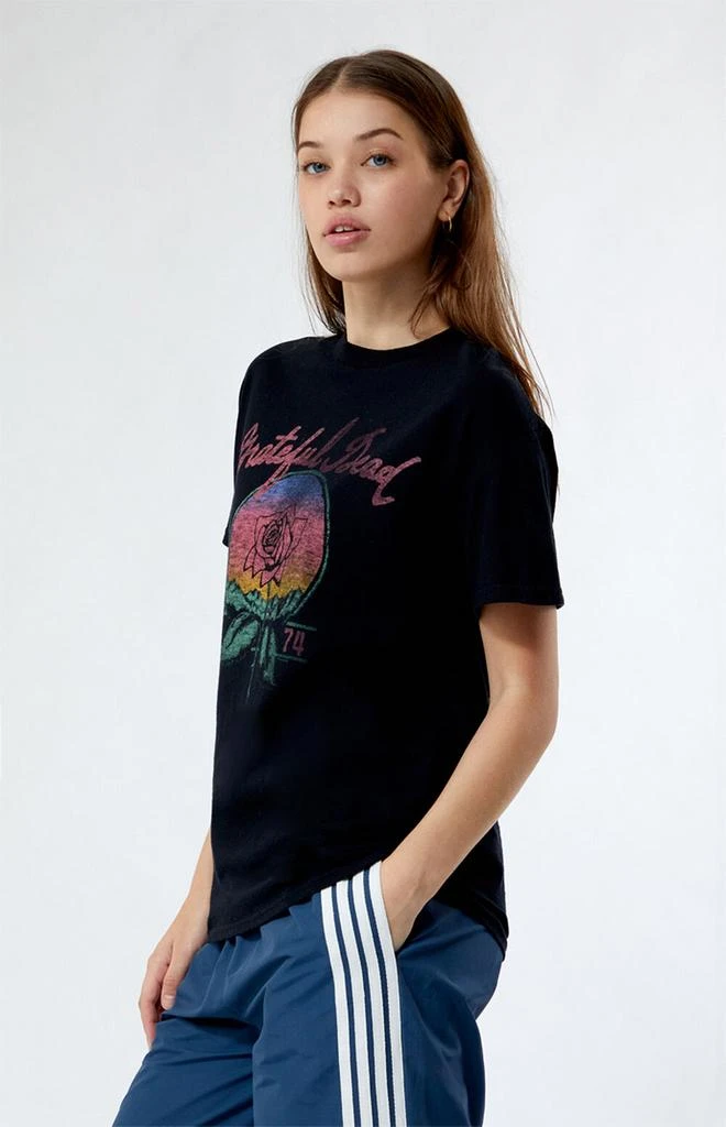 Junk Food Grateful Dead Rose T-Shirt 2
