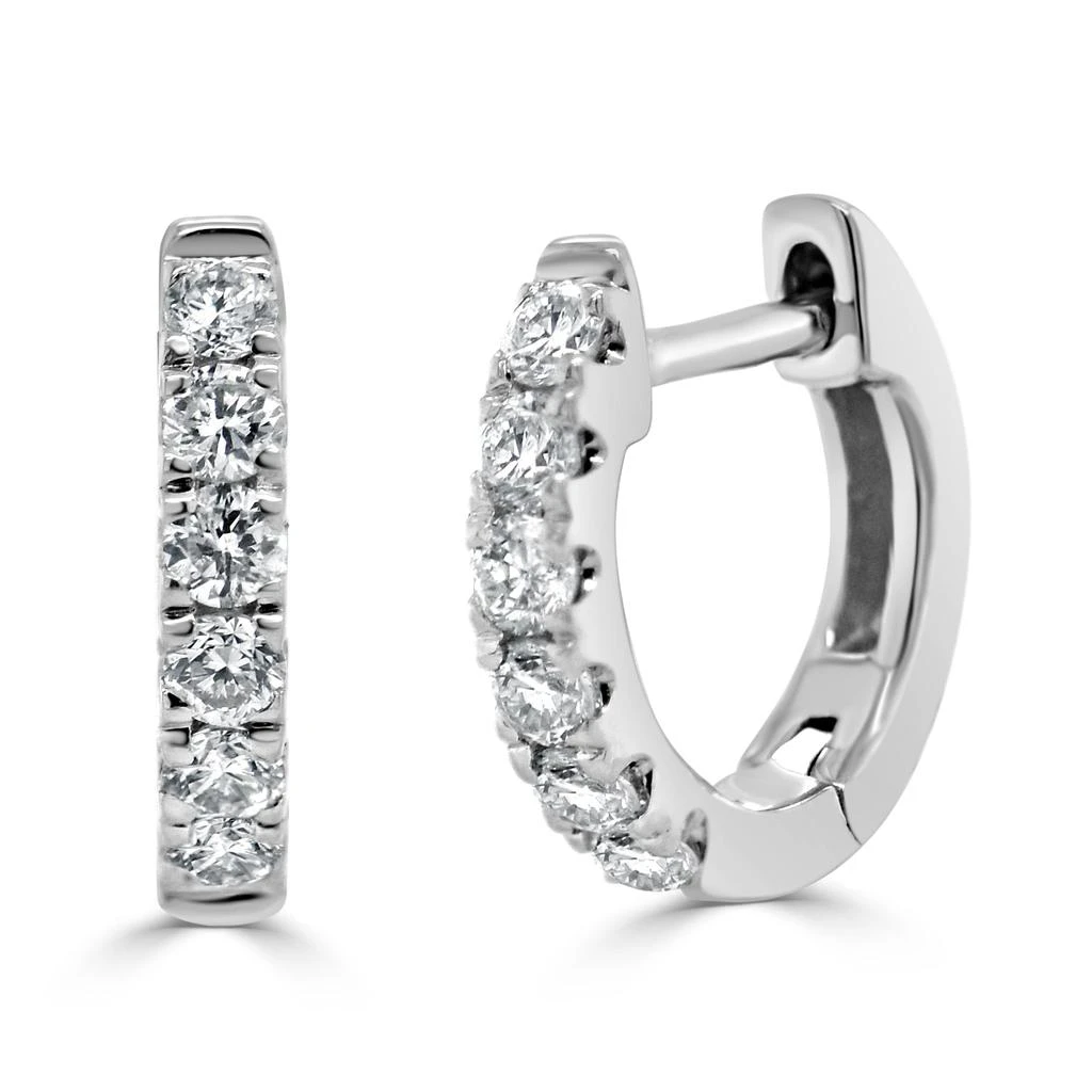 Sabrina Designs 14k Gold & Diamond Huggie Earrings 3