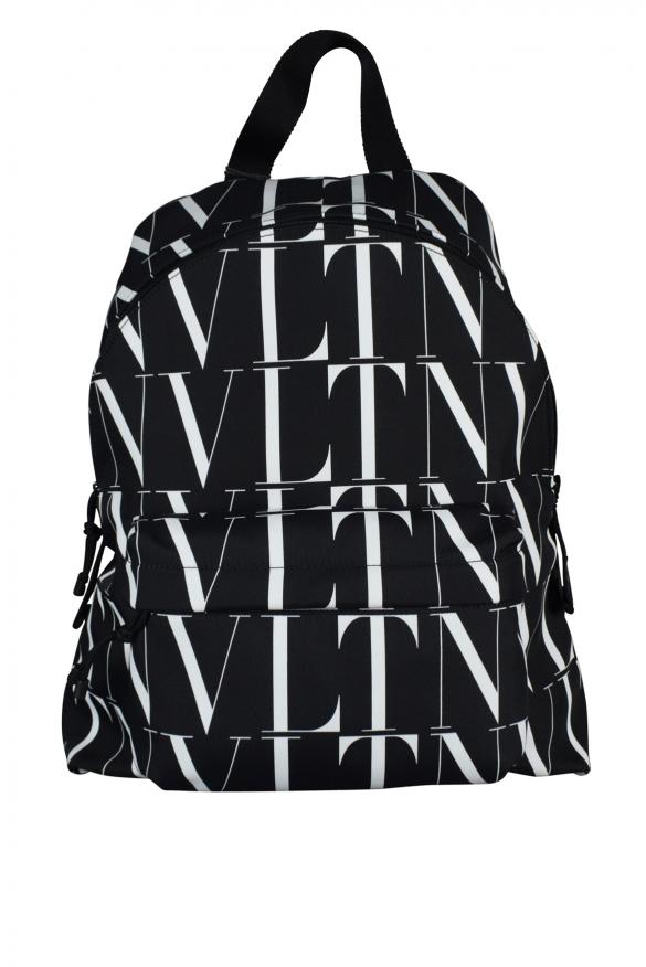 Valentino Garavani Luxury backpack valentino garavani black backpack with vltn print