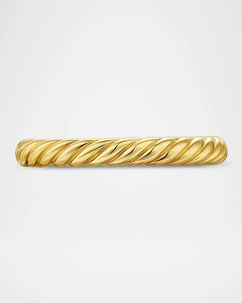 David Yurman Modern Cable Band Ring in 18K Gold, 2.8mm