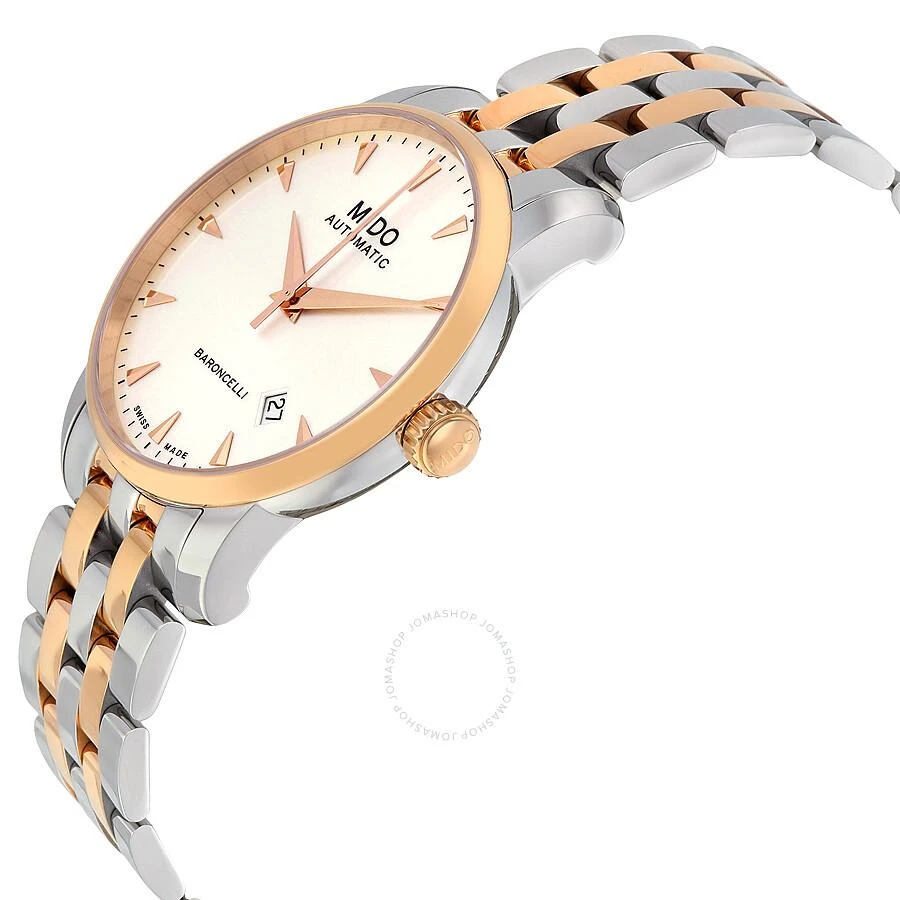 MIDO Baroncelli II Automatic Silver Dial Two-tone Men's Watch M86009111 2