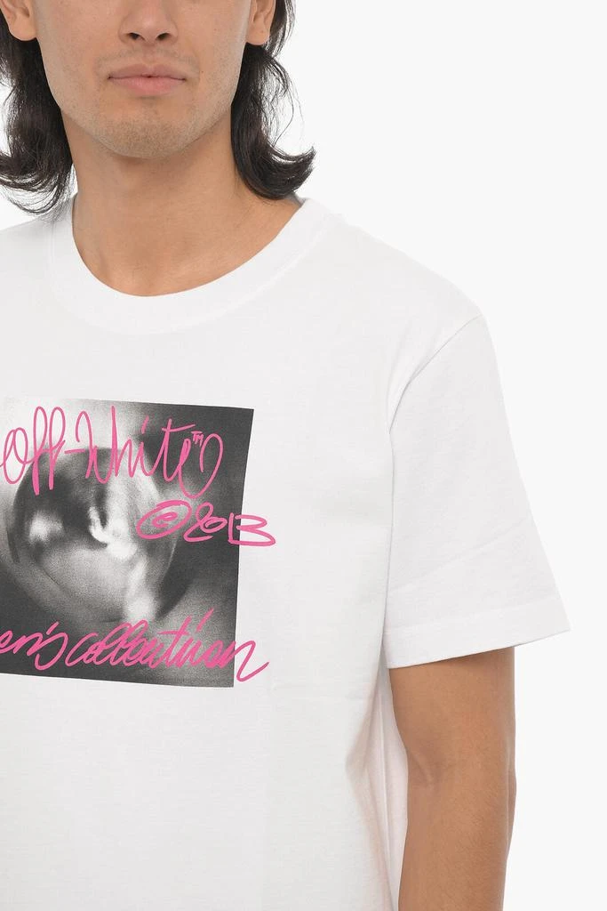 Off-White Off-White Cotton TORNATO Crew-neck T-shirt with Print 3