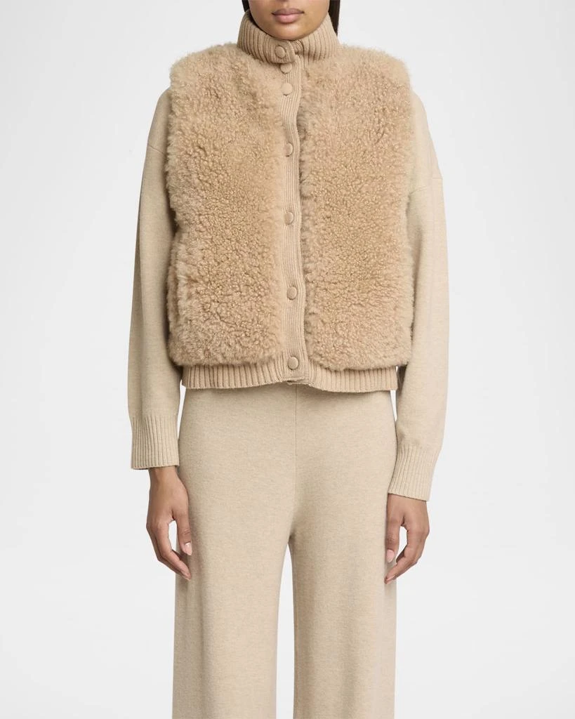 Yves Salomon Gilet Shearling Vest 2